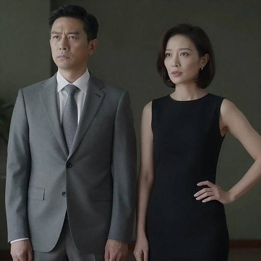 Elegant Indoor Couple Portrait Capture