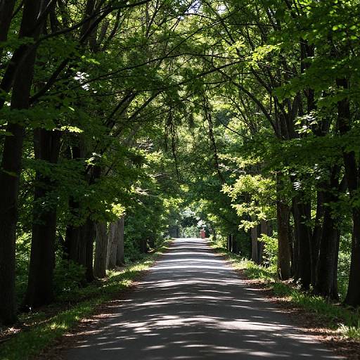 Serene Forest Pathway in Nature