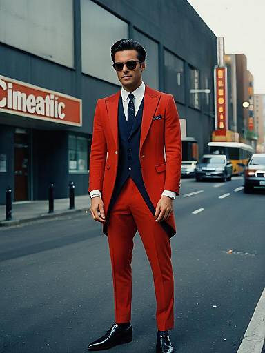 Cinematic Sharp Modern Fashion Man