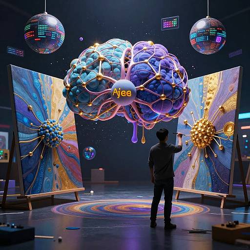 Surreal AI Neural Networks Painting