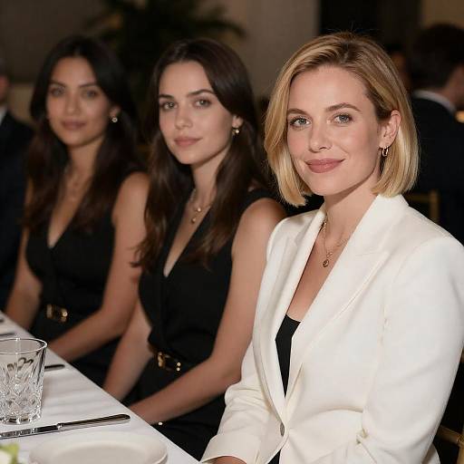 Dimly Lit Portrait of Three Women