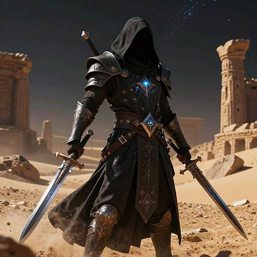 Fetchling Twin Dagger Adventurer