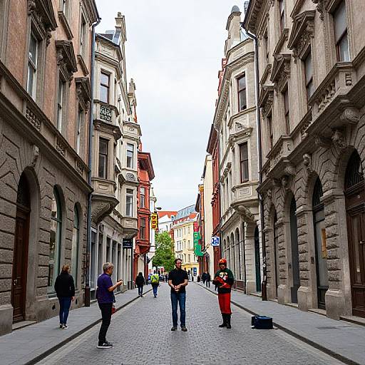 Historic Urban Street Scene