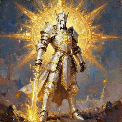 Holy Flame Paladin on Celestial Battlefield