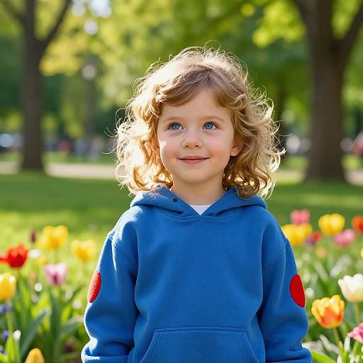 Innocent Girl in Sunny Park