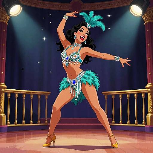 Glamorous Vintage Vaudeville Tap Dance