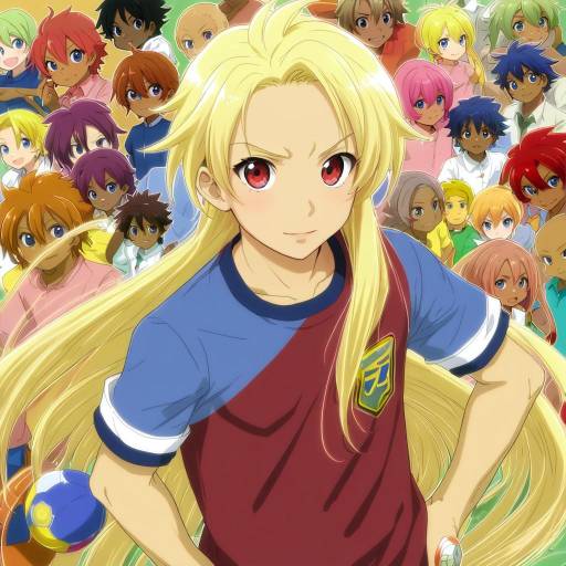 Illustration of Afuro terumi, inazuma eleven (series) in the style of Usashiro mani