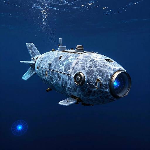 Icy Exoplanet Ocean Descent