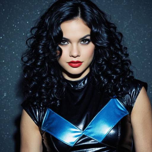 Nightwing-Inspired Disco Costume Portrait