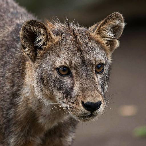 Close-Up Realistic Wildlife Portrait