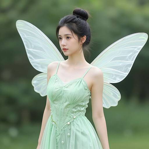 Realistic Female Tinkerbell Costume Photo