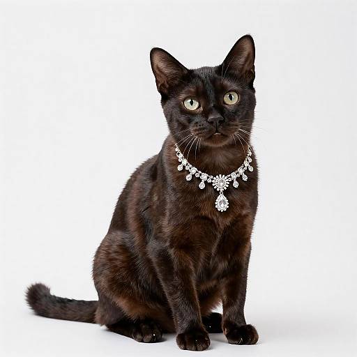 Elegant Munchkin Cat Fashion Portrait