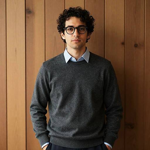 Casual Portrait of a Man in Sweater
