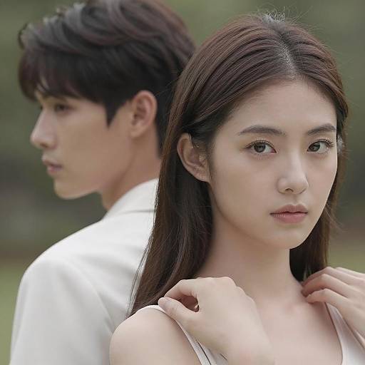 Intimate Portrait of Two Individuals