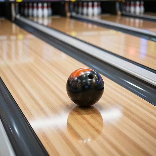 Dynamic Bowling Ball on Shiny Alley
