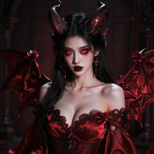 Seductive Female Demon of Lust