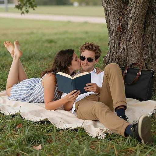 Romantic Picnic Under a Tree