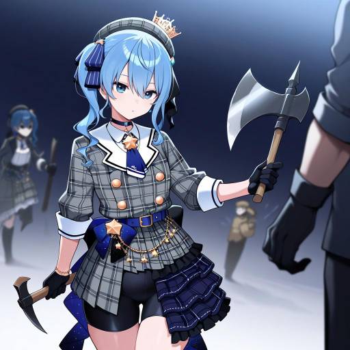 Hoshimachi Suisei in First Costume
