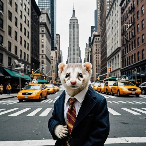Whimsical Ferret Adventures in New York