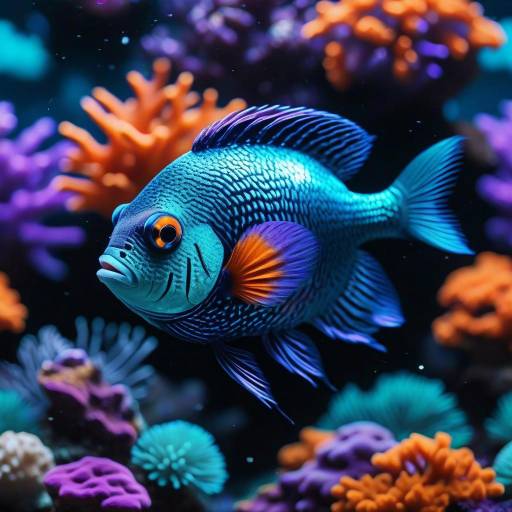 Colorful Tropical Reef Fish