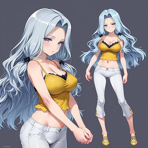 Illustration of Karen (pokemon), pokemon in the style of Mudou eichi