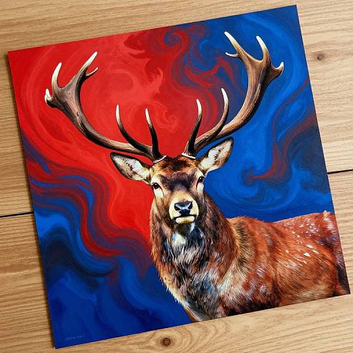 Majestic Stag Giclee Print Art