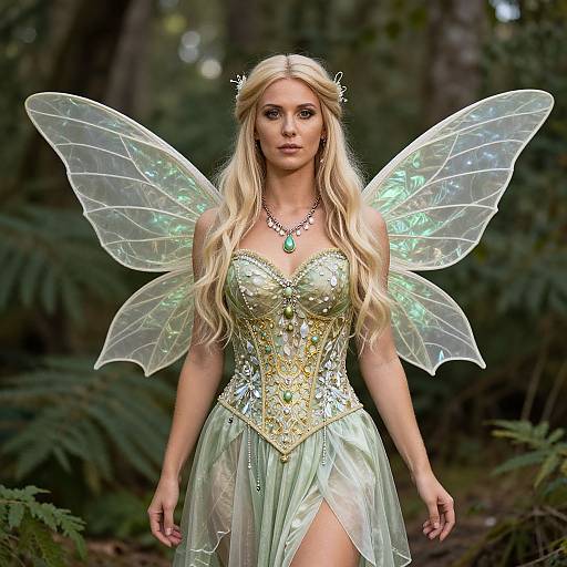 Adult Woman in Fairy Costume