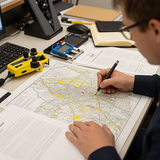 Landman Analyzing Maps and Contracts