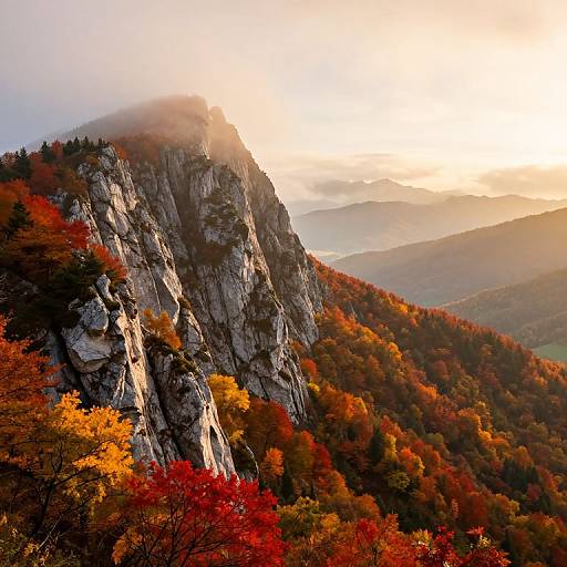 Brocken Mountain in Autumn Colors