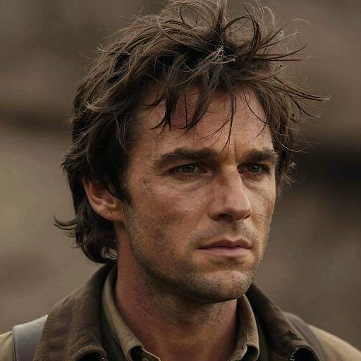 Indiana Jones Messy Adventurous Hairstyle