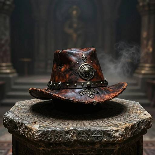 Inquisitor Hat on Arcane Altar