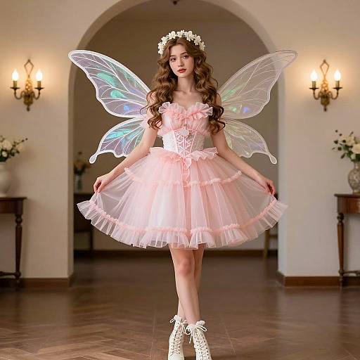 Whimsical Sugar Fairy Fashion Portrait