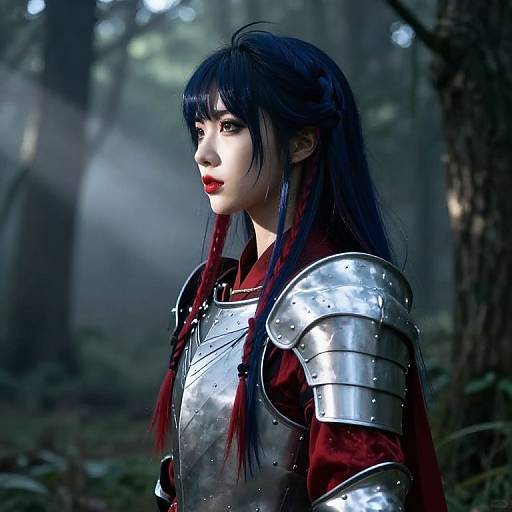 Stunning Korean Templar Knight Portrait