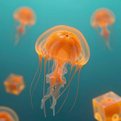 Luminous Jellyfish Cubes in Void