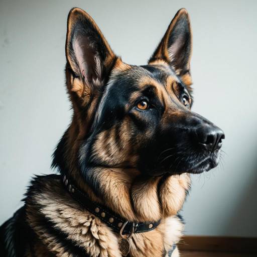 Portrait of a German Shepherd Dog
