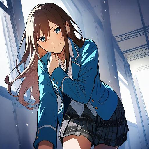 Illustration of Anzu (ensemble stars!), ensemble stars! in the style of Pepe (jonasan)