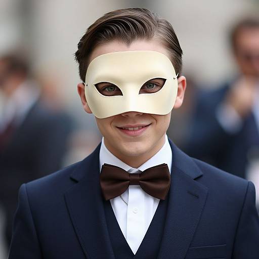 Gotham Riddler Inspired Stylish Male