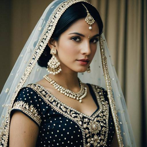 Elegant Modern Lehenga With Jewelry