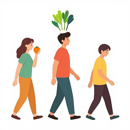 Healthy Lifestyle Vector Illustration