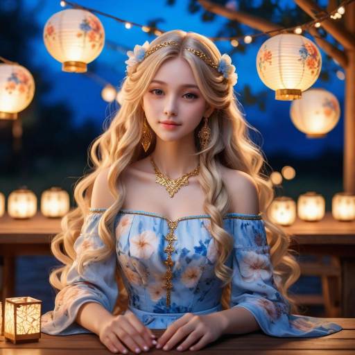 Cozy Evening with Anime Beauty