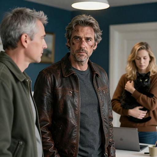 Intense Indoor Portrait with Characters