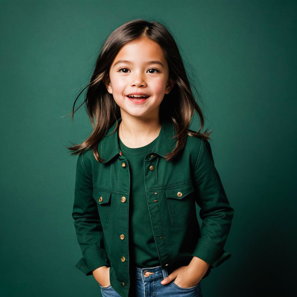 Excited Little Girl Photo Shoot by Mario Testino