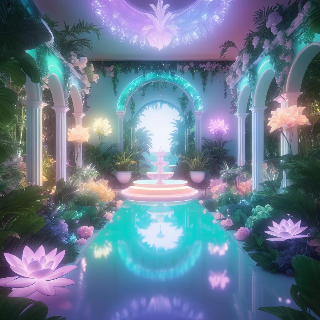 Hyper-Realistic Garden of Eden Interior