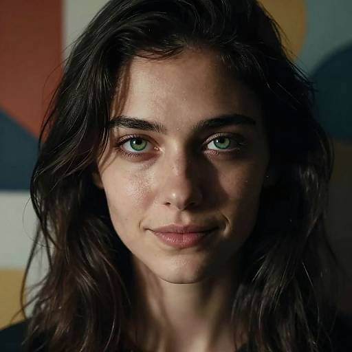 Ultrarealistic Enigmatic Portrait with Dramatic Light