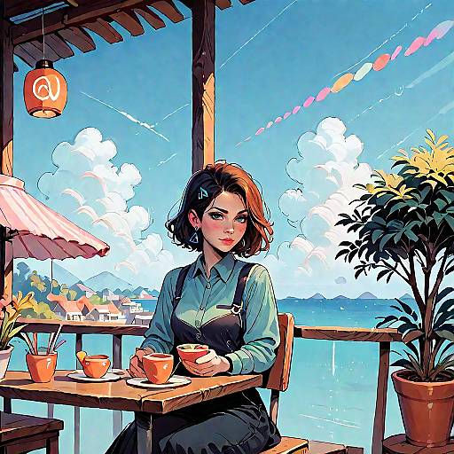 Scenic Cafeteria Atmosphere