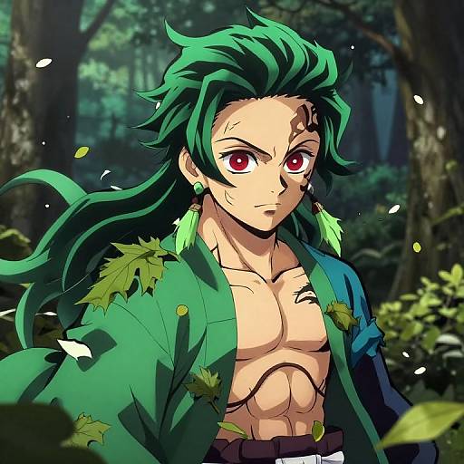 Nature-Inspired Demon Slayer Character