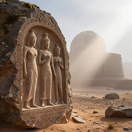 Primordial Unity Stone Carvings