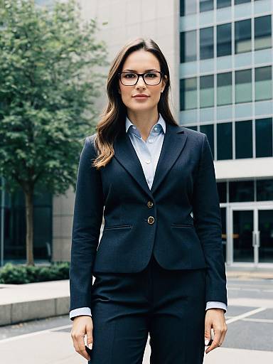 Smart Casual Woman in Business Suit