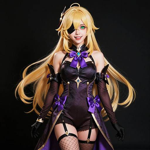 Detailed Genshin Impact Character Portrait