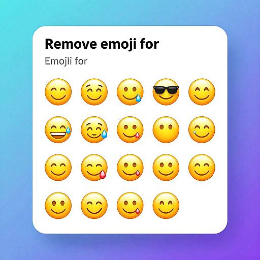 Seamless Online Emoji Removal Tool